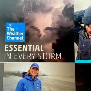 NEVER RELEASED New Hardcover Book The Weather Channel ‘Essential in Every Storm’